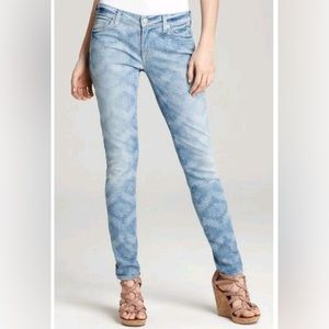 7 for all mankind Aztec print jeans women’s size 25